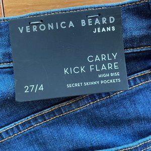 Veronica Beard Carly High Rise Kick Flare Jeans NWT Size 27/4